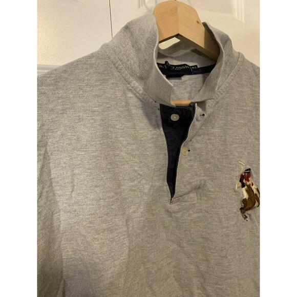 US Polo Assn Shirt Men's Sz XL Gray Big Pony - Picture 7 of 8
